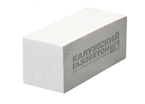 Газобетонные блоки Калужский D500 В3,5 625*250*250