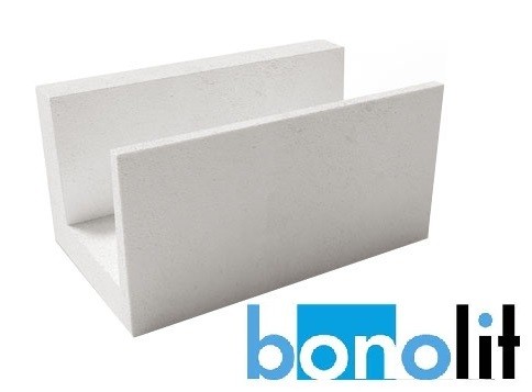 U-образный блок Bonolit г. Старая Купавна D500 500*250*400