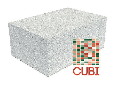 Газобетонный блок CUBI D700 B3,5 F100 625х250х200 ровный